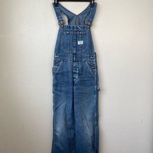 Vintage Big Mac Square Bac Carpenter Overalls W32 EUC